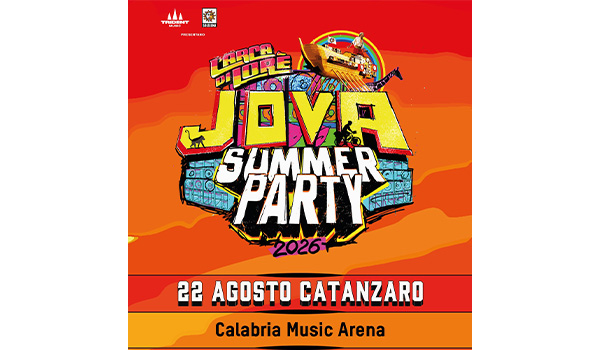 Jova Summer Party 2026 a Catanzaro, data, biglietti, pacchetti speciali e tutte le informazioni utili