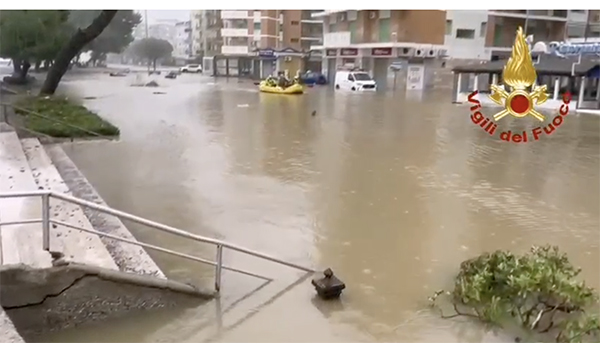 Maltempo a Catanzaro-Lido: l’appello di Paonessa