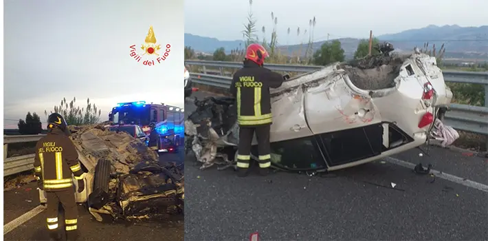 Cosenza, minore alla guida di un suv causa grave incidente sulla ss534 intervento dei Vvf