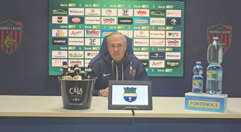 Serie B: Cosenza in crisi, Mister Alvini prova a tenere unito il gruppo (Video)
