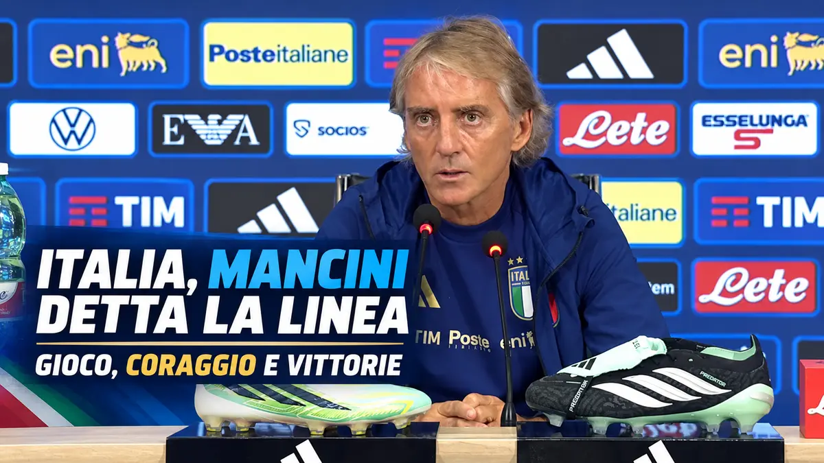 Italia, Mancini detta la linea prima del Belgio: gioco, coraggio e vittorie