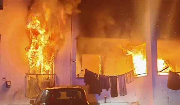 Incendio in appartamento a Nola: evacuato un intero condominio, quattro persone soccorse