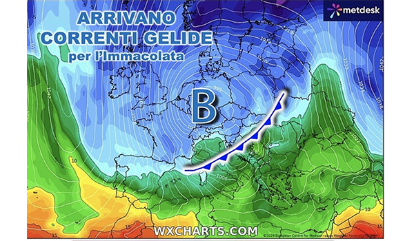  Previsioni Meteo Immacolata: neve in pianura e maltempo intenso in arrivo