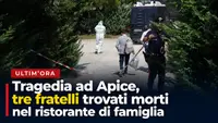 Tragedia ad Apice, tre fratelli trovati morti nel ristorante di famiglia