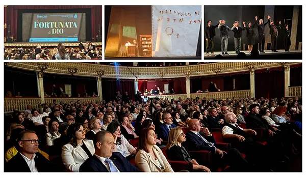 Applausi interminabili al Teatro Rendano di Cosenza per la prima dell’Opera Teatrale “Fortunata di Dio”, sulla vita di  Natuzza Evolo di Paravati. Oggi alle 17:00 si replica