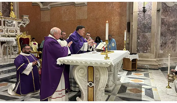 Mercoledì delle Ceneri: l’arcivescovo Maniago apre la Quaresima nella Basilica dell’Immacolata