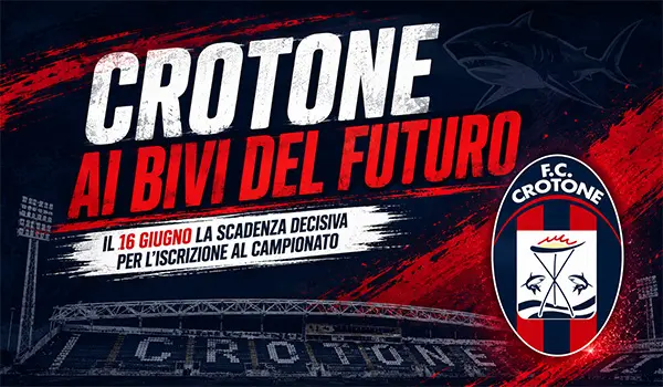 Crotone, giorni decisivi per l’iscrizione al campionato