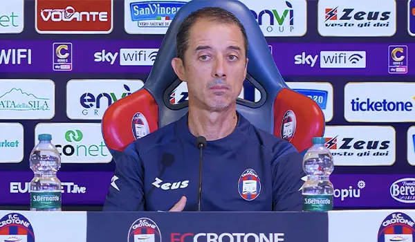 Mister Longo alla vigilia di Crotone-Trapani. Video