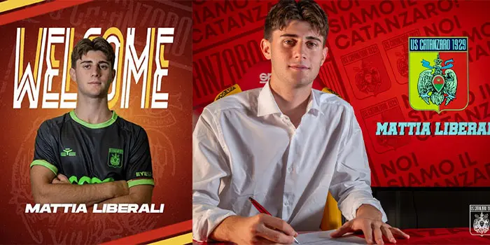 Calciomercato Catanzaro: Mattia Liberali firma un quadriennale dopo l’addio al Milan