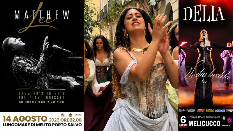  “Fatti di Musica Estate”: domani Matthew Lee a Melito Porto Salvo per la Metrocity, domenica Delia a Melicucco per San Rocco