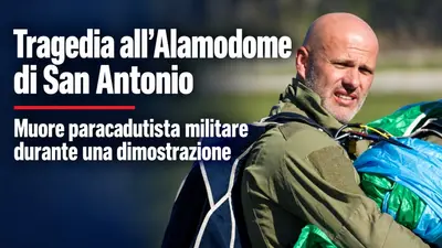 Tragedia all'Alamodome di San Antonio: muore paracadutista militare durante una dimostrazione