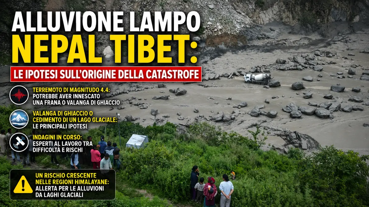 Alluvione lampo Nepal Tibet: le ipotesi sull'origine della catastrofe