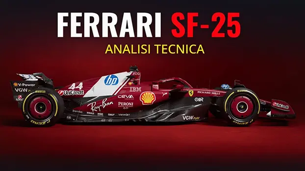 Ferrari SF25: analisi tecnica dettagliata delle sospensioni