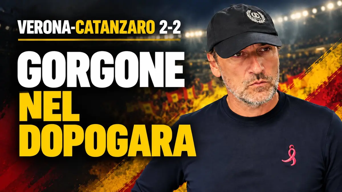 Calcio Verona-Catanzaro, Gorgone nel dopo gara