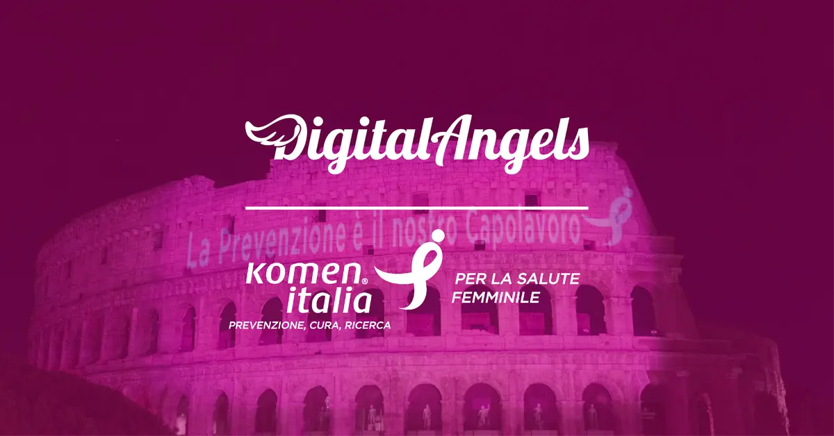 Digital Angels al fianco di Komen Italia per il mese della prevenzione dei tumori del seno