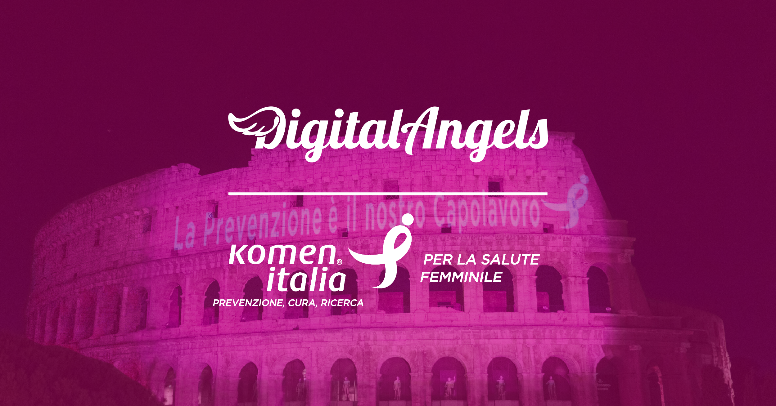 Digital Angels al fianco di Komen Italia per il mese della prevenzione dei tumori del seno