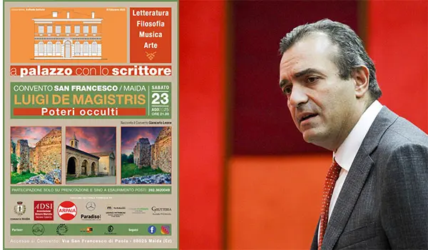 «A Palazzo con lo Scrittore» con Luigi De Magistris