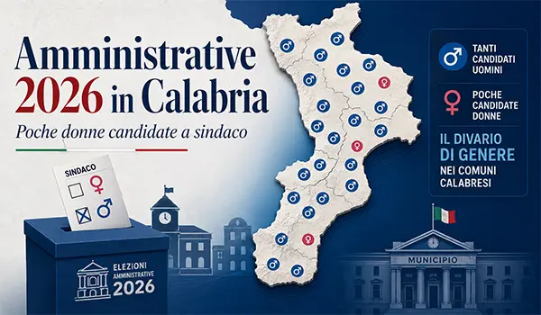 Amministrative 2026 in Calabria, poche donne candidate a sindaco: la politica locale resta soprattutto maschile