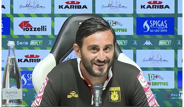Spezia-Catanzaro 0-0, le parole di Mister Aquilani nel post gara. Video