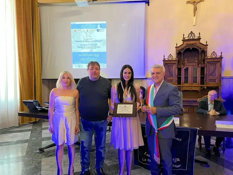 All'eccellenza italiana Roberta Di Laura un premio dalle Città di Bisceglie e Ferrara