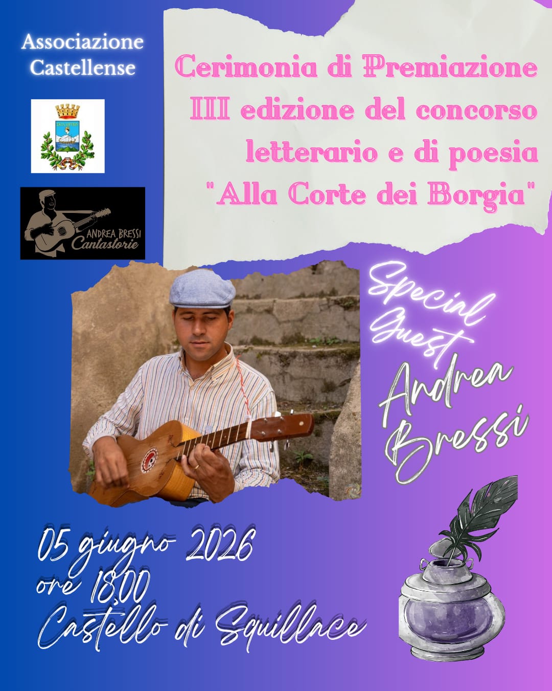 Serata di premiazione Alla corte dei Borgia a Squillace