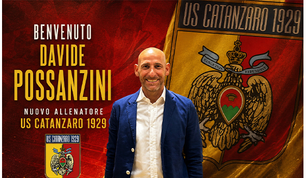 Davide Possanzini è il nuovo allenatore del Catanzaro, manca solo l’ufficialità