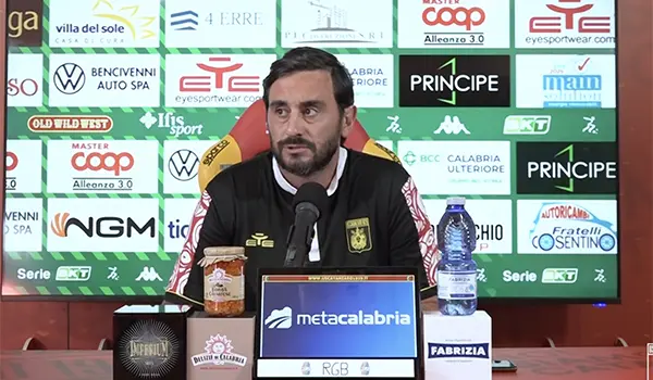 Mister Aquilani alla vigilia di Catanzaro - Juve Stabia: Video