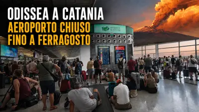 Odissea all’aeroporto di Catania, scalo chiuso fino a Ferragosto: 630 voli dirottati per l’eruzione dell’Etna