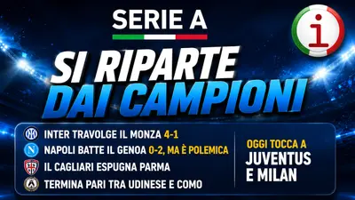 Serie A, partenza col botto: Inter travolgente, Napoli vince tra le proteste del Genoa