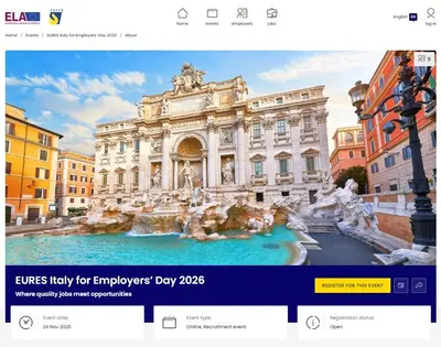EURES Italy for Employers Day 2026: decima edizione e opportunità di lavoro in Europa