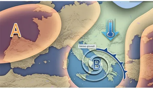 Previsioni Meteo: arriva una “goccia fredda”, maltempo in arrivo su parte dell’Italia. Ecco le regioni colpite