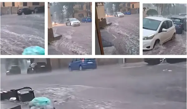 Maltempo in Calabria, violento nubifragio sul Reggino: piogge intense e temporali in evoluzione