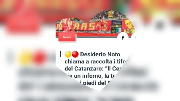 Catanzaro-Bari, Desiderio Noto carica l’ambiente: “Il Ceravolo sia un inferno, la terra sotto i piedi del Bari dovrà tremare”