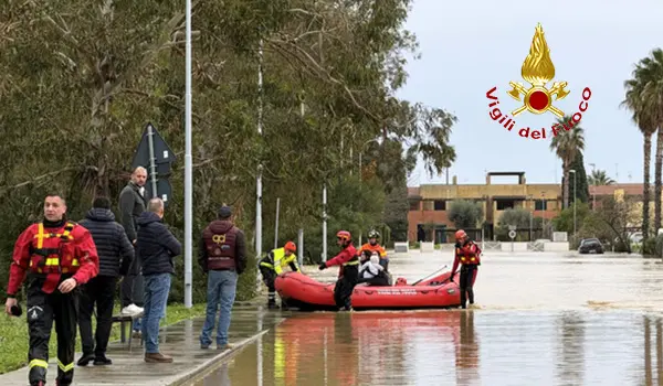 Maltempo in Italia: stato di emergenza in Calabria e oltre 2.000 interventi dei Vvf in 72 ore