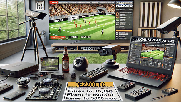 "Pezzotto”: multe automatiche fino a 5mila euro per lo streaming illegale del calcio