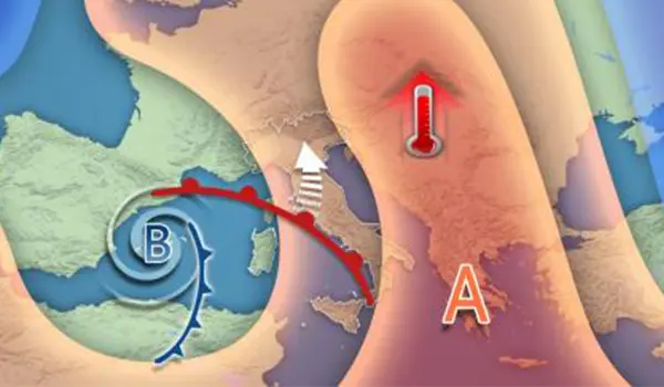 Meteo weekend in Italia: nuvolosità e piogge isolate per l’arrivo di un vortice mediterraneo