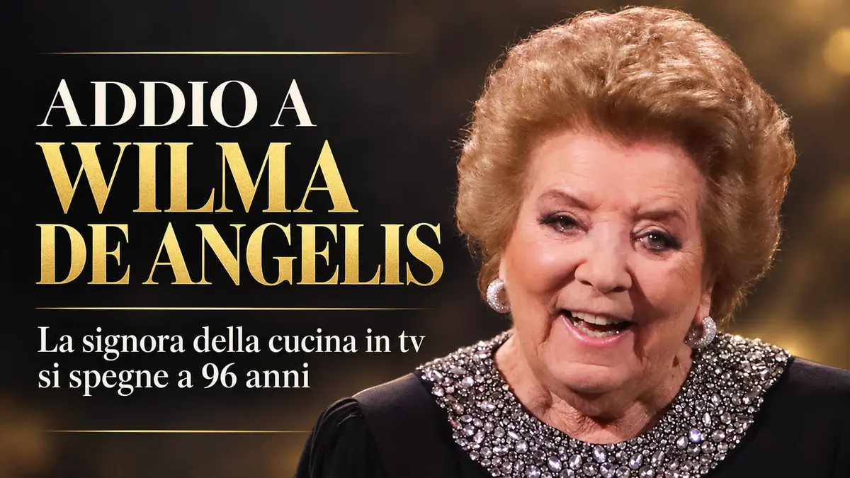 Addio a Wilma De Angelis la signora della cucina in-TV si spegne a 96 anni