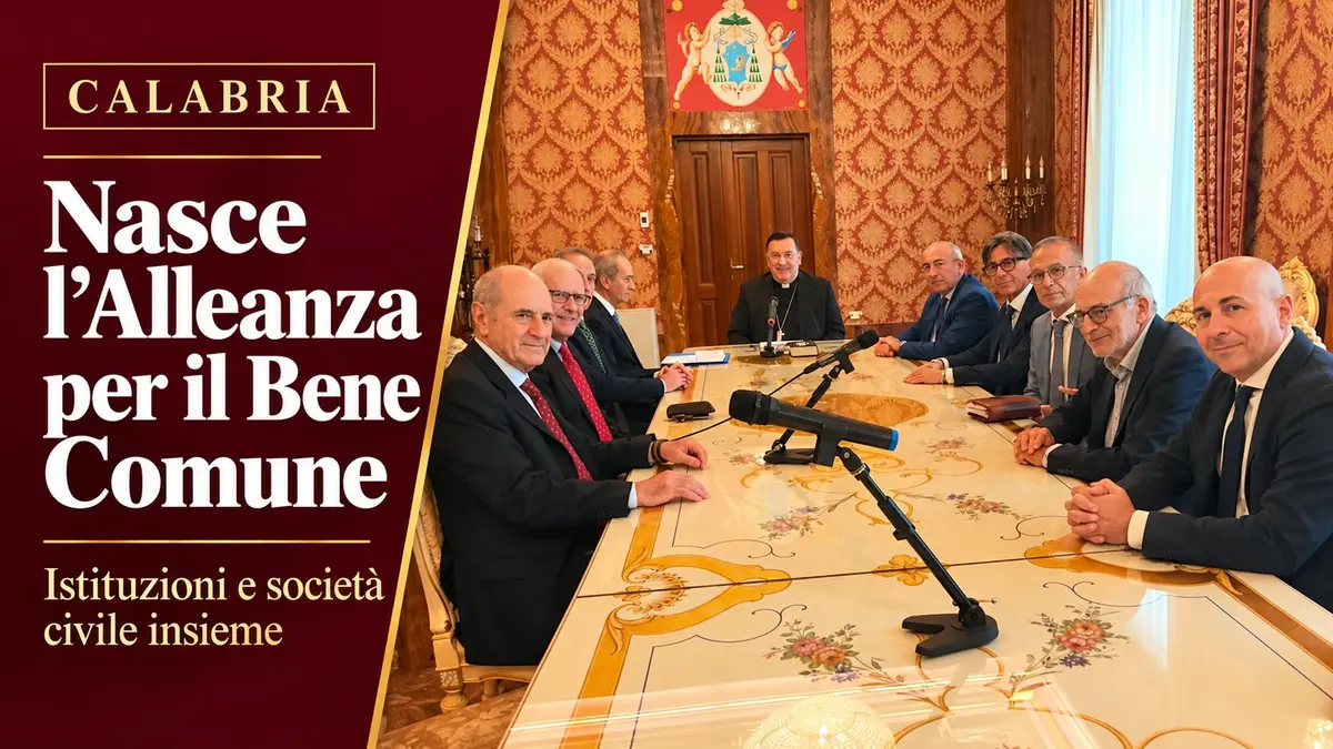 Calabria, nasce l’Alleanza per il Bene Comune