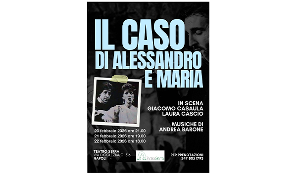 “Il caso di Alessandro e Maria” al Teatro Serra eterno Gaber 