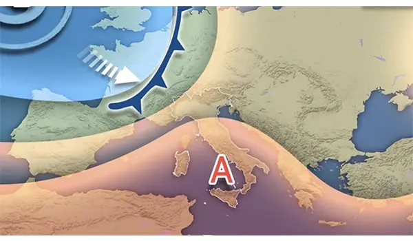 Meteo Italia: lievi temporali al Nord e sull’Appennino, poi torna l’anticiclone. Temperature in aumento nel weekend