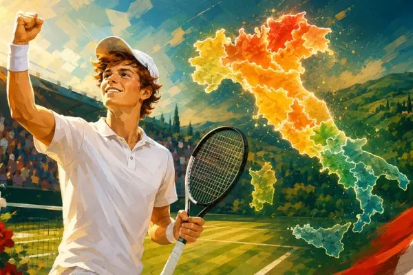 Indice dell'Effetto Sinner: la classifica delle regioni italiane travolte dalla passione per il tennis