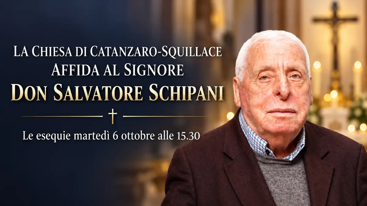 La Chiesa di Catanzaro-Squillace affida al Signore don Salvatore Schipani