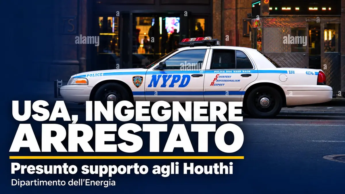 Ingegnere del Dipartimento dell'Energia USA arrestato per presunto supporto agli Houthi