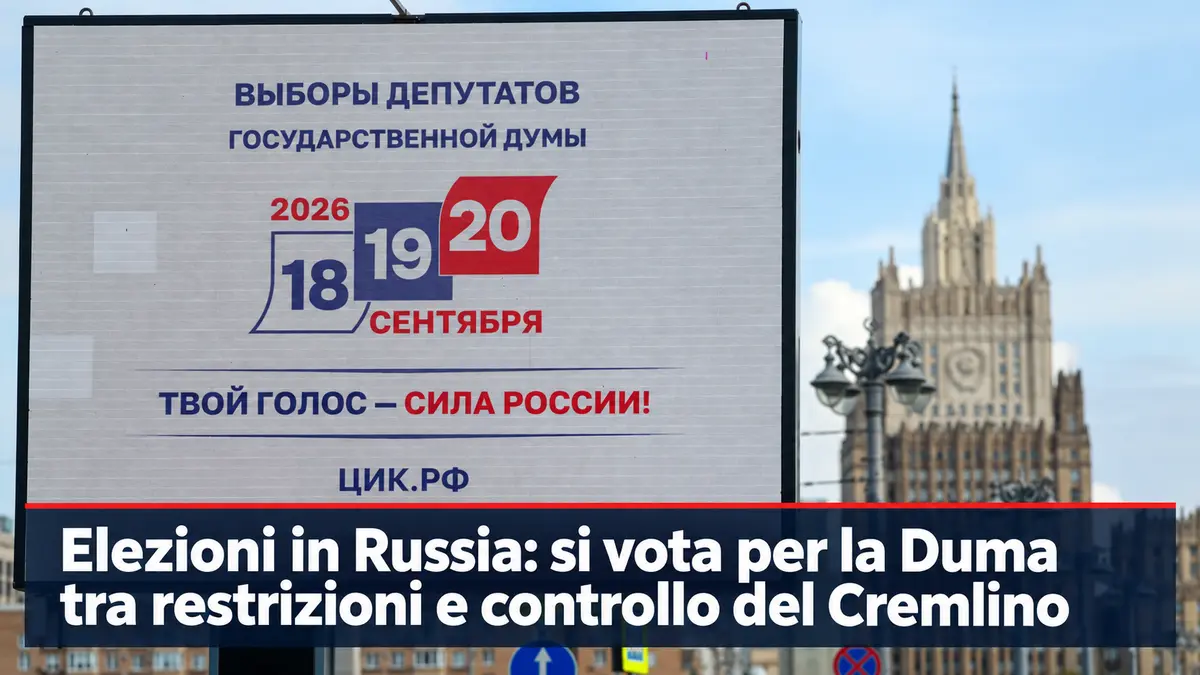 Elezioni in Russia: si vota per la Duma tra restrizioni e controllo del Cremlino