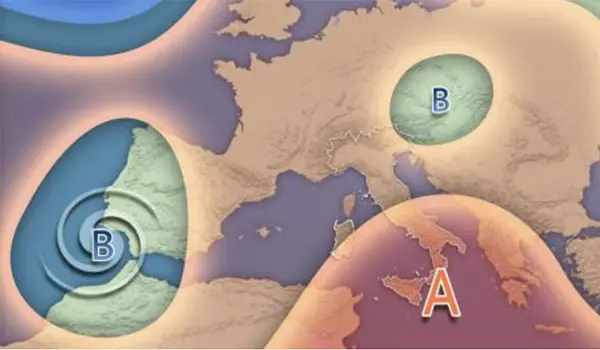 Meteo Italia: anticiclone dominante ma in arrivo piogge deboli e nubi diffuse