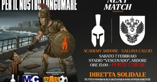 Ardore: La Partita del Cuore.  Sport, solidarietà e comunità unite per il lungomare.