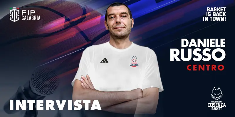 Daniele Russo, solidità e centimetri sotto canestro per la Pirossigeno Cosenza Basket