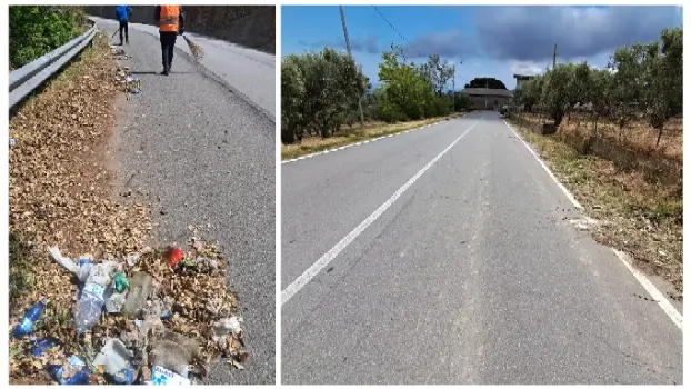 Ripulita la strada provinciale Gimigliano–Catanzaro in vista della festa della Madonna di Porto