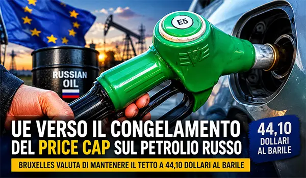 Ue verso il congelamento del price cap sul petrolio russo