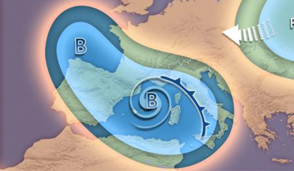 Meteo Italia: vortice sulle Baleari porta maltempo fino a Natale e Santo Stefano